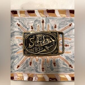 Schafer 1939 Decorative Plate